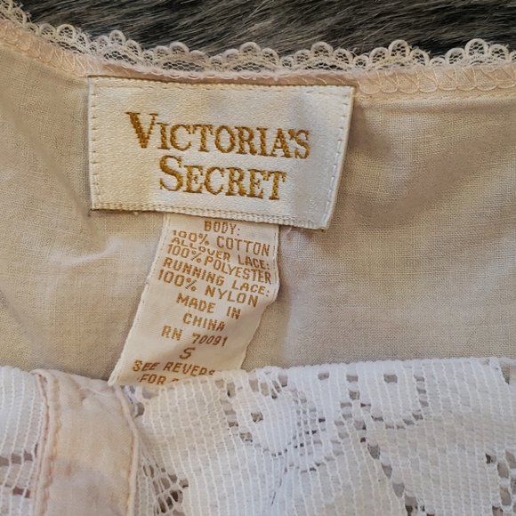 Vintage Victoria's Secret Gold Label Babydoll Nightie lace S - Picture 6 of 9
